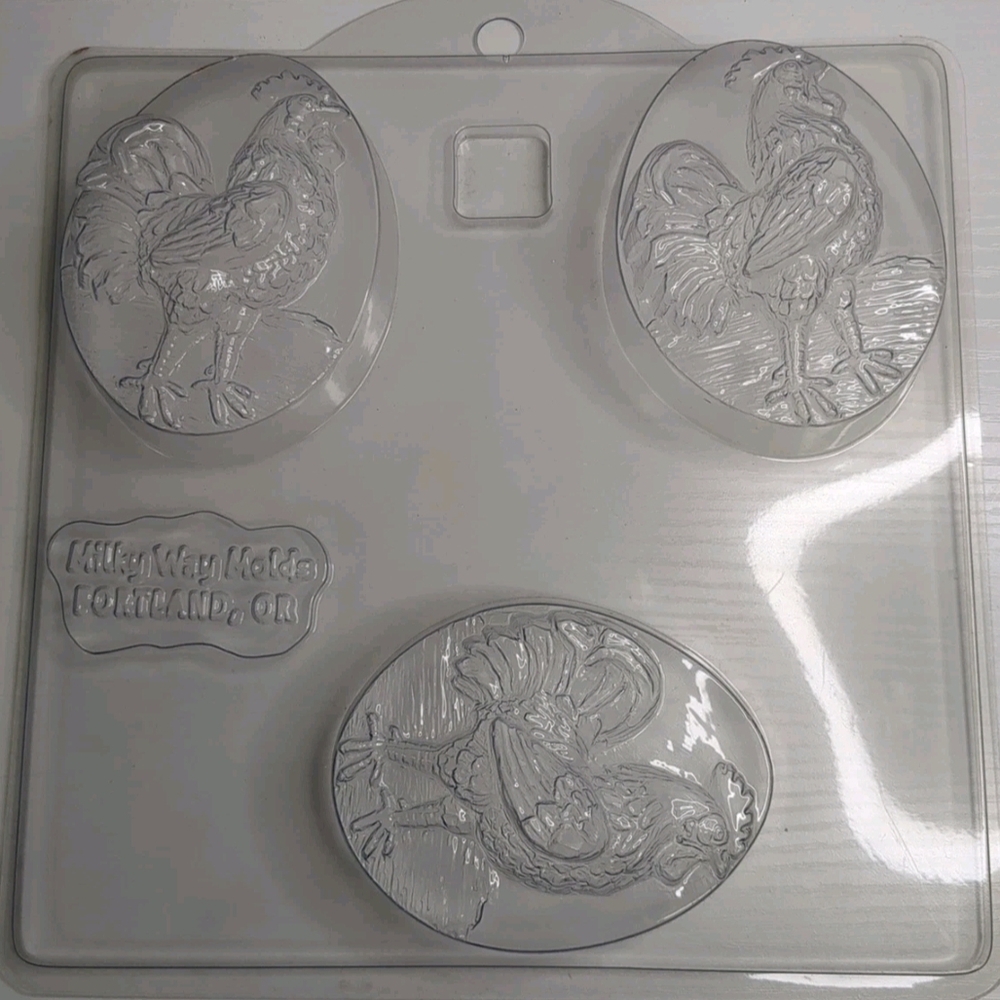Rooster Design Chocolate Mold